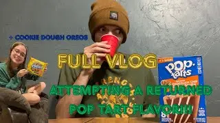 Attempted the Chocolate Chip Cookie Dough Pop Tart + Oreos *FULL VLOG*