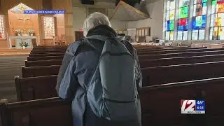 Retired priest bikes to RI churches to pray for peace in Ukraine