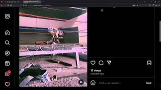 Instagram Live Transgender Pro Wrestler Training