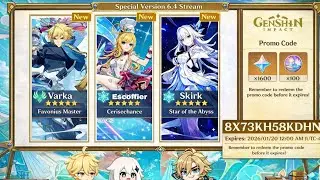ANOTHER 100 FREE PULLS + SKIRK RERUNS CONFIRMED?! | Genshin Impact