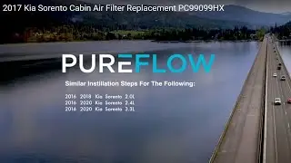 2017 Kia Sorento Cabin Air Filter Replacement - PC99099HX: Breathe Easier in Your Sorento!