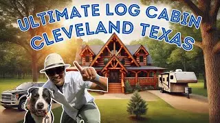 Tour This Stunning Log Cabin on ACREAGE in Cleveland, TX &ndash; Unlimited Potential! 🌲🏡