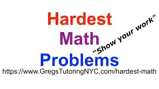 Math | Hardest Problems | Show Your Work | Grade 6 Part 4f #ITeachMath #Numeracy #Ratios #EqualParts