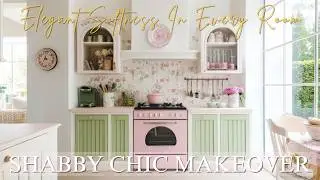 Romantic Shabby Chic Interiors with Beautiful Floral Decor & Soft Pastel Elegance