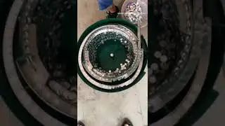 Automatic ring cap aluminum cap virbating sorting bowl machine running video