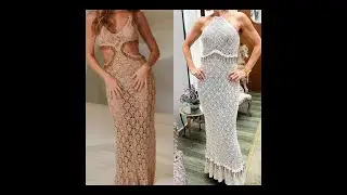 Vanessa Montoro Vestido de Crochê fiz o ponto passo a passo vídeo aula