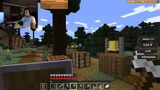 Jugando MINECRAFT con VIEWERS -- KangarooLand #10