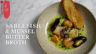 Mussel Butter Sauce, Scallops and Sablefish | Mussel Butter Broth!