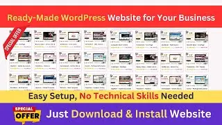 ReadyMade WordPress Website for Your Business | Easy Setup, No Technical Skills Needed