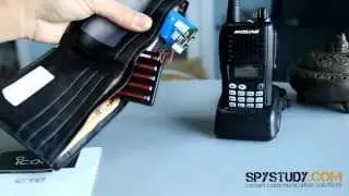 How to use wireless spy earpiece - walkie-talkie version - KFU001 - Part2