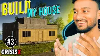 Crisis X Mobile Gameplay | Build Small House + Defend Base From Zombie Horde