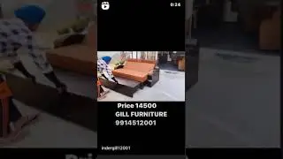 Sofa cum bed 6*6 size
