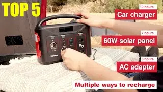 5 Best Portable Power Stations  / CPAP Power Supply / Backup Portable Generator / Camping Gear