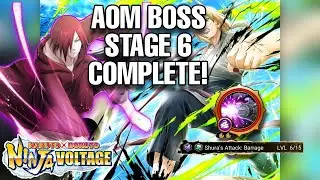 Nxb nv | Aom 17 Boss stage6 vs Nagato Edo Ex-ult lv6 Completed! | Nxb Ninja Voltage #nxbnv #nxb