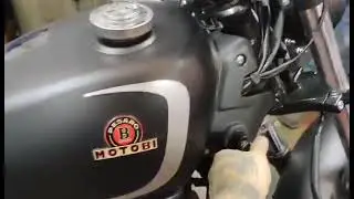 Motobi evo 200 installed with Br megaphone
