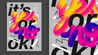 Урок по дизайну плакатов 030 | Adobe Illustrator