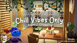 Chill Vibes Only 🌿✨ Cozy Retreat Spot with Nature & Skateboard Aesthetic | ACNH Design Ideas 🛹😀