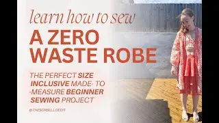 Duvet Cover to Designer Robe Transformation | Zero Waste Easy Sewing Tutorial | Beginner Friendly