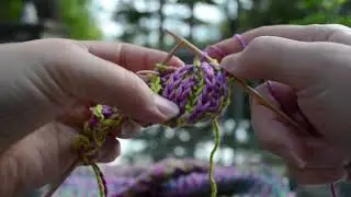 Brioche series brssk3togpsso stitch demo