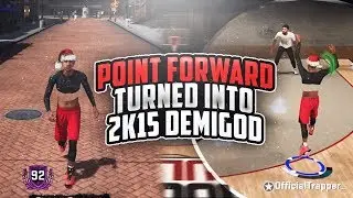 MY 6'9 POINT FORWARD TURNED INTO A 2K15 DEMIGOD! NEW DEMIGOD GLITCH IN NBA 2K18?! DEMIGOD UNLOCKED!