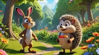 The Hare and the Hedgehog - Grimms' Fairy Tales - Rabbit & Hedgehog