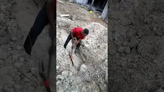 Manual excavation for building plumbing