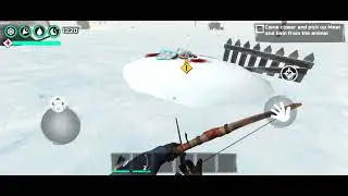 Winter craft gameplay. Part 1.