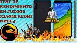 Xiaomi Redmi Note 5 Test de Rendimiento en Juegos (Gaming)