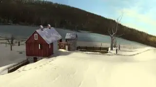 3d Animation of a Barn