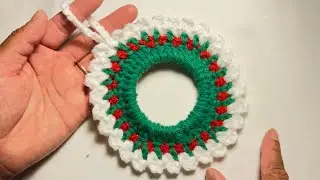 TUTORIAL Christmas decoration-crochet Christmas ornament 