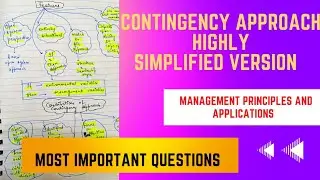 Contingency approach- All concepts| Difference between Contingency & Systems Approach #important