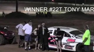 Tony Marinelli in the Winners Circle at Bronco Raceway