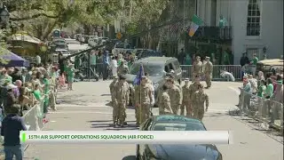 15th Air Support Squadron Air Force 2025 St. Patrick's Day Parade