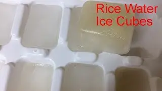 Rice Water Ice cubes for Skin Whitening, Anti Aging, Dark Spots,, Glowing Skin