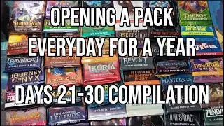 Days 21–30: Opening a Pack Every Day for a Year! (MTG) #magicthegathering #mtg #packrip #cards