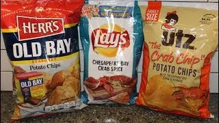 Herr&rsquo;s Old Bay, Lay&rsquo;s Chesapeake Bay Crab Spice & UTZ &ldquo;The Crab Chip&rdquo; Potato Chip Comparison