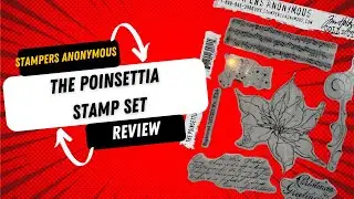 Stampers Anonymous Poinsettia Stamp Set Review