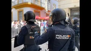 Dispositivo policial en la final de la Copa del Rey
