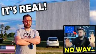European Experiences American Drive-In Movie for the First Time!
