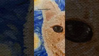 I miss him so much. Van Gogh style painting of Niskers [Highs & Lows]