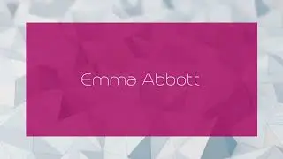 Emma Abbott - appearance