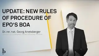 Update: New Rules of Procedure of the EPO's Boards of Appeal (2021)