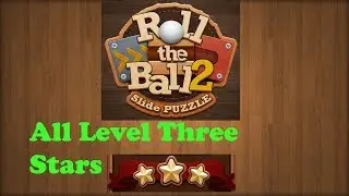 Roll the Ball Slide Puzzle 2 : Basic E - All 20 Level 3 Stars Gameplay