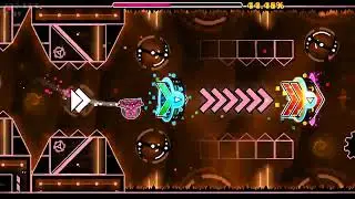Hyperyard by Alex1304 (hard demon) 3 Coins - Geometry Dash