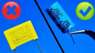 Полезный совет: используйте электролитический конденсатор в качестве неполярного конденсатора.