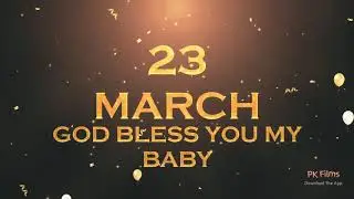 23 March  wish you happy birthday to kristiga