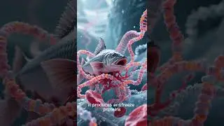 his fish lives in freezing water&hellip; without freezing its blood #facts #reels #youtubeshort #facts