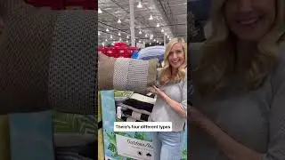 How nice are these outdoor patio pillows at Costco for $10.99!! #costco #costcofinds #patio