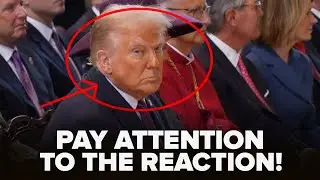 🤯Check out TRUMP's reaction! This musical piece amazed everyone at Windsor Castle
