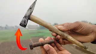 🔩How to make hammer | hathodi kaisebanaye | bolt se hathodi kaise banaen